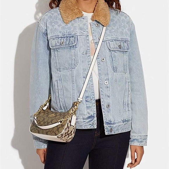 coach Teri Shoulder Bag In Signature Canvas cc323 - Picture 5 of 5